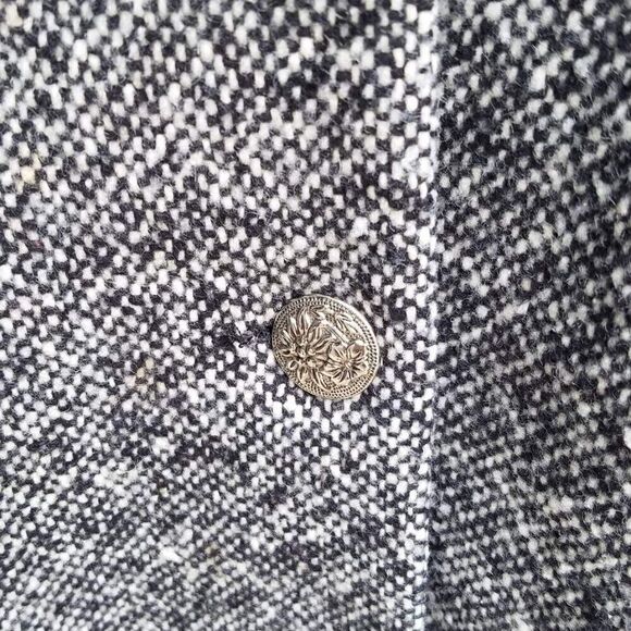 Kenneth Cole Brown Tweed Coat - Wool Blend -  Read size info - Picture 3 of 6